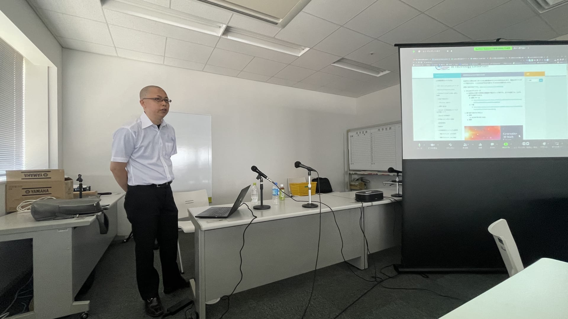 明星大学様講演の様子