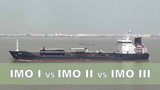 Imo Shell Chemical Tankers: IMO I vs IMO II vs IMO III Categories