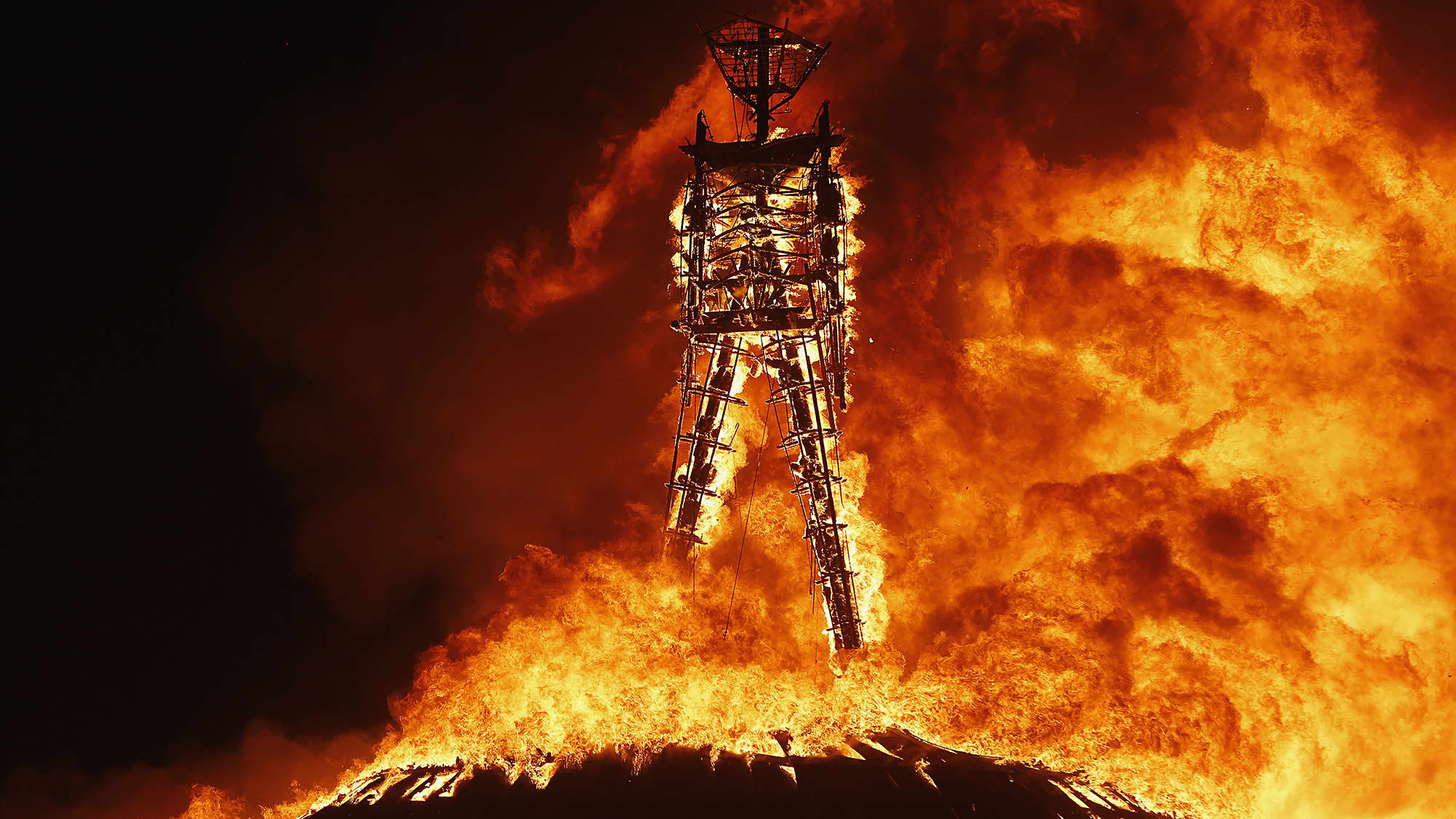 Burning-Man War on Christianity