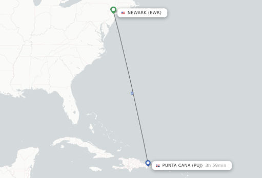 ewr to punta cana