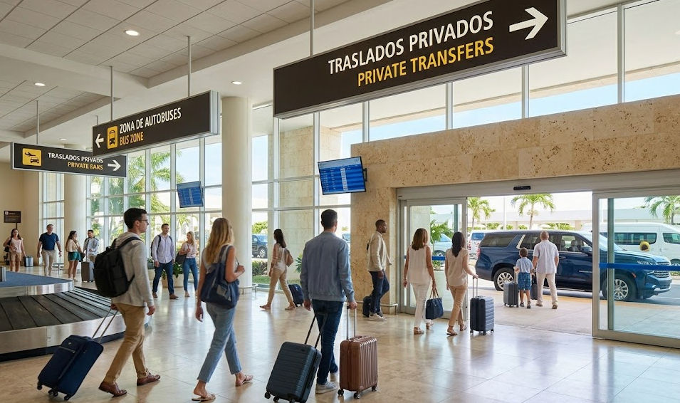 Terminal 3 Cancun Airport private transfers with Suburban vehicle