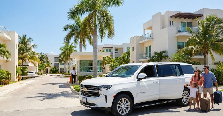 Transporte seguro y directo a condominios y casas en Cancún - Taxi Shuttles Cancun Traslado privado en Cancún llegando a zona residencial y Airbnb desde el aeropuerto