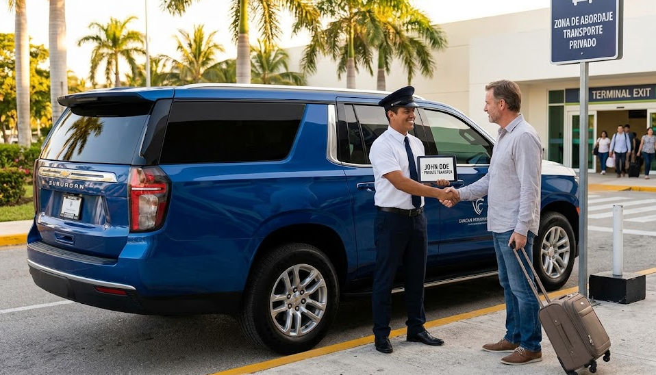 Where to pay for a private taxi in Cancun safely and official transportation