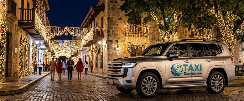luces de navidad en santo domingo transporte