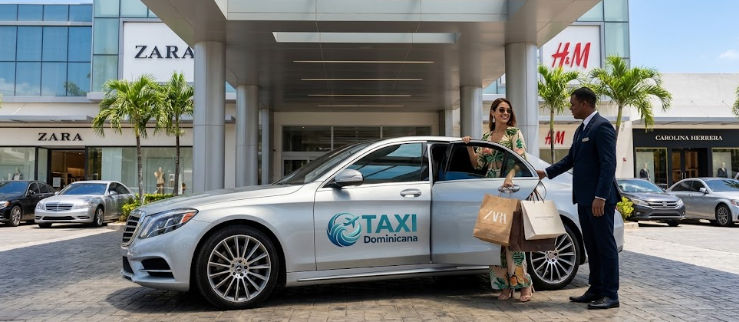 Shopping taxi Santo Domingo