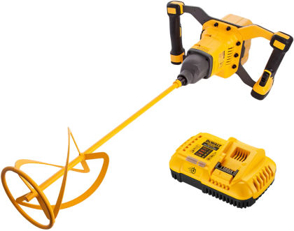 Аккумуляторная дрель-миксер DEWALT DCD240X1, 54 В, 725 об/мин, с АКБ 3 Ач и ЗУ (DCD240X1N-XJ)