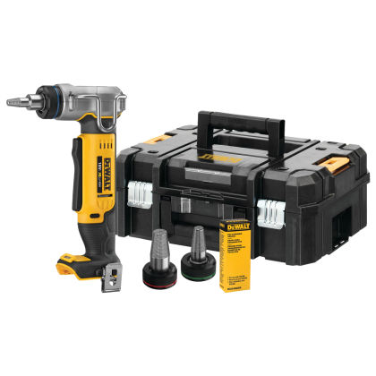 Аккумуляторный расширитель для труб DEWALT DCE400NT, 18 В, 60 ход/мин, до 25 мм, без АКБ и ЗУ, в кейсе TSTAK (DCE400NT-XJ)