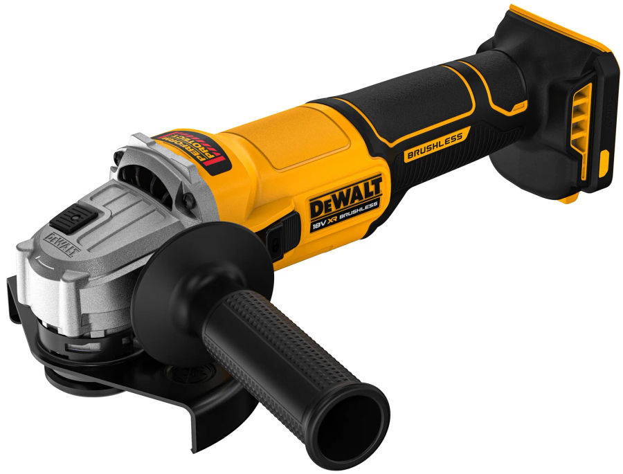 Аккумуляторная угловая шлифмашина DEWALT DCG407N, 18 В, 125 мм, 9000 об/мин, без АКБ и ЗУ (DCG407N-XJ)