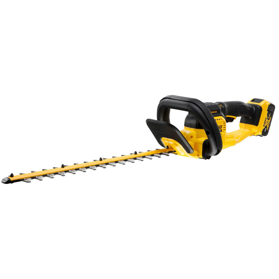 Аккумуляторный кусторез DEWALT DCMHT563P1, 18 В, 56 см, 1400 ход/мин, с АКБ 5 Ач и ЗУ (DCMHT563P1-QW)