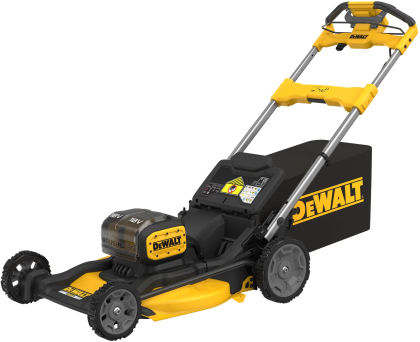 Аккумуляторная газонокосилка DEWALT DCMWSP156W2, 2х18 В, 2800 об/мин, 67 л, с 2 АКБ 8 Ач и ЗУ (DCMWSP156W2-QW)