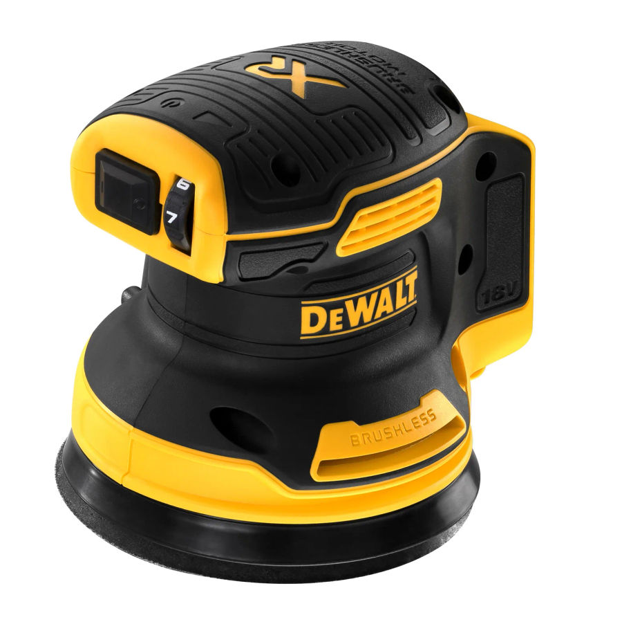 Аккумуляторная эксцентриковая шлифмашина DEWALT DCW210N, 18 В, 125 мм, 12000 кол/мин, без АКБ и ЗУ