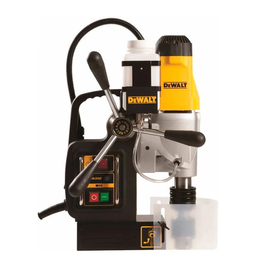 Сверлильный станок на магнитной подошве DEWALT DWE1622K, 1200 Вт, 450 об/мин, в кейсе (DWE1622K-QS)