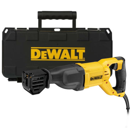 Сабельная пила DEWALT DWE305PK, 1100 Вт, 2800 ход/мин, 29 ход/мин, в кейсе (DWE305PK-QS)