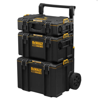 Комплект из 3-х модулей DEWALT TOUGHSYSTEM 2.0 (DS165, DS300 и DS450 Mobile Box) (DWST83402-1)