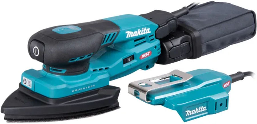 Аккумуляторная дельтавидная шлифмашина Makita BO006CGZ, 40 В, 10000 кол/мин, с выносной батареей, без АКБ и ЗУ