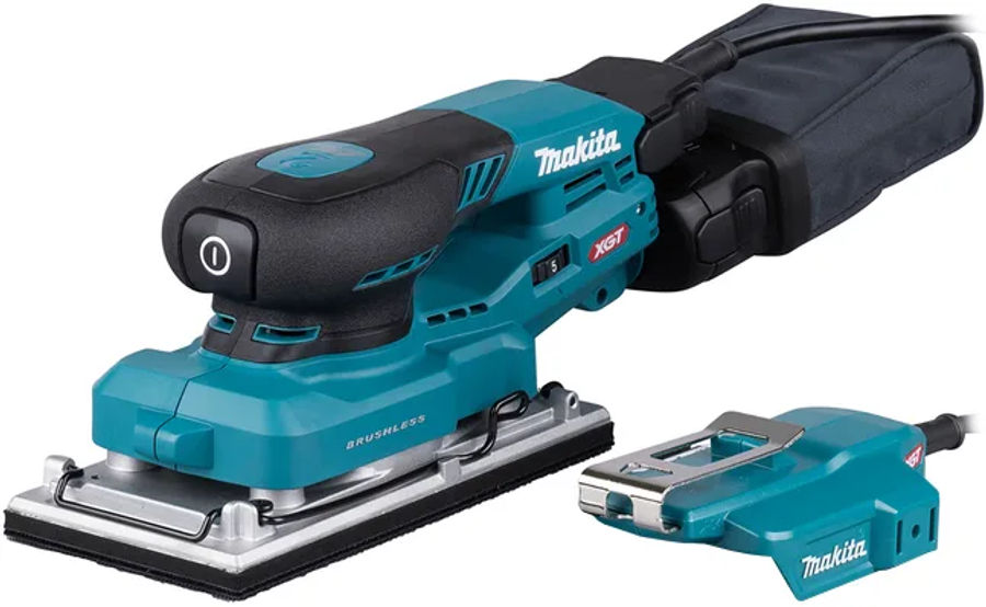 Аккумуляторная плоскошлифовальная машина Makita BO007CGZ, 40 В, 12000 кол/мин, с выносной батареей, без АКБ и ЗУ
