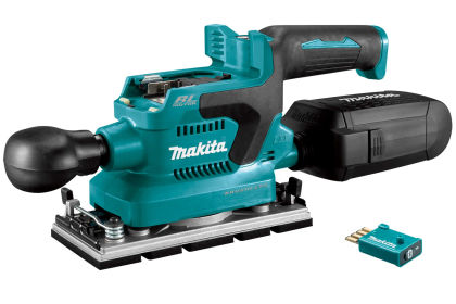 Аккумуляторная вибрационная шлифовальная машина Makita LXT 18 В, 93x230 мм, 12000 об/мин, DBO381ZU