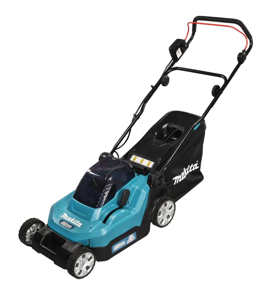 Аккумуляторная газонокосилка Makita LXT 2x18 В, 38 см, 40 л, без АКБ и ЗУ, DLM382Z