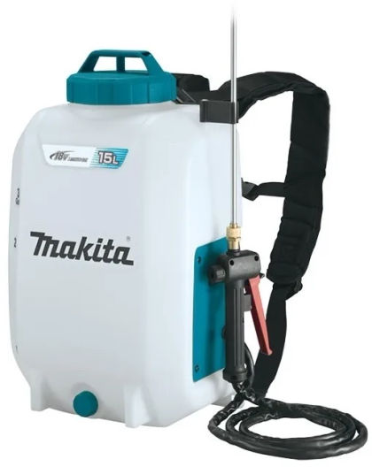 Аккумуляторный ранцевый опрыскиватель Makita DUS158Z, 18 В, 15 л, 1.7 л/мин, без АКБ и ЗУ