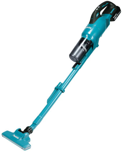 Аккумуляторный пылесос Makita DCL286F, 18 В, 0.25 л, с 2 АКБ 3 и 5 Ач и ЗУ (DUST-KITM14)