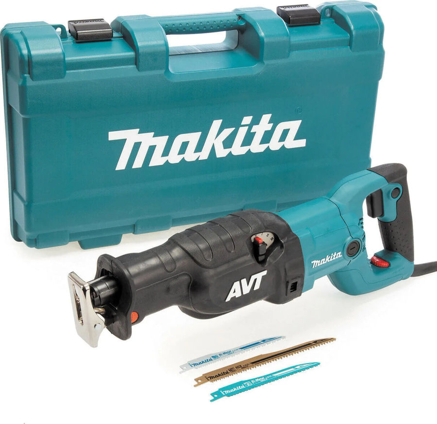 Сабельная пила Makita JR3070CT, 1510 Вт, 2800 ход/мин, 32 мм, в кейсе