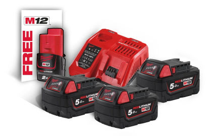 Комплект аккумулятор и зарядное устройство Milwaukee M18 NRG-503, 4933451423