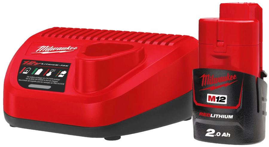 Комплект аккумулятор и зарядное устройство Milwaukee M12 NRG-201, 4933451900