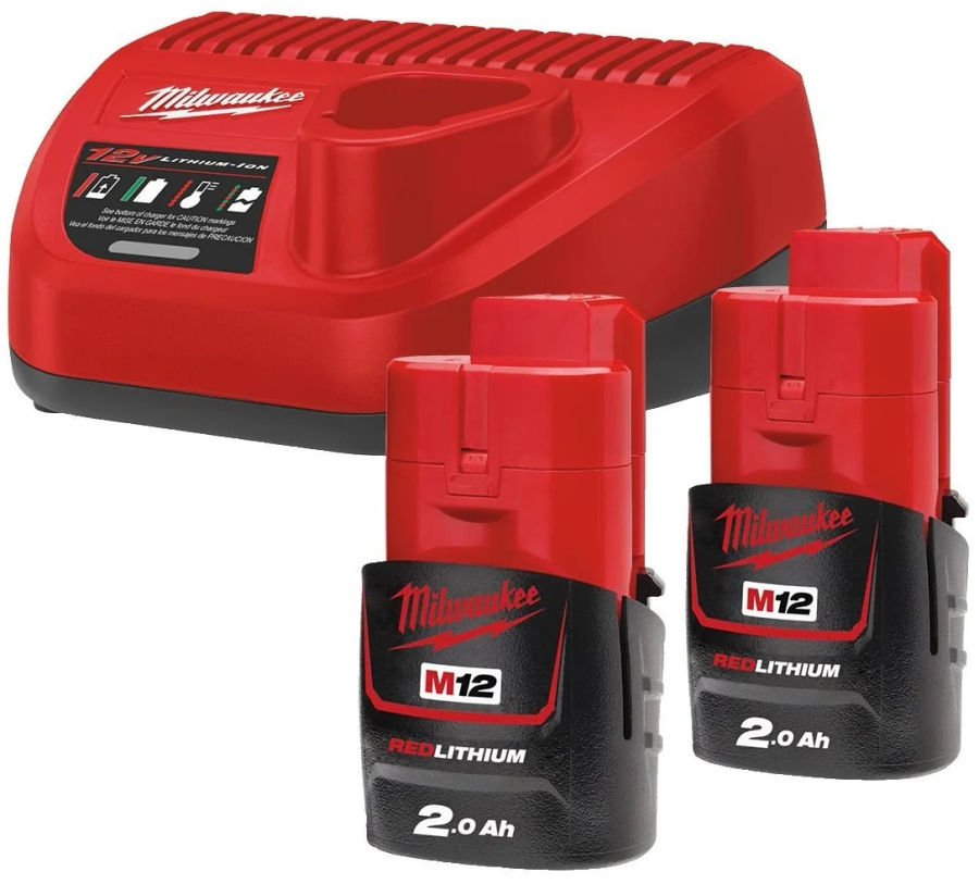 Комплект аккумулятор и зарядное устройство Milwaukee M12 NRG-202, 4933459209