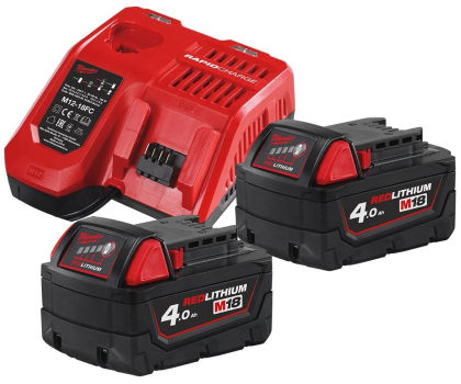 Комплект аккумулятор и зарядное устройство Milwaukee M18 NRG-402, 4933459215
