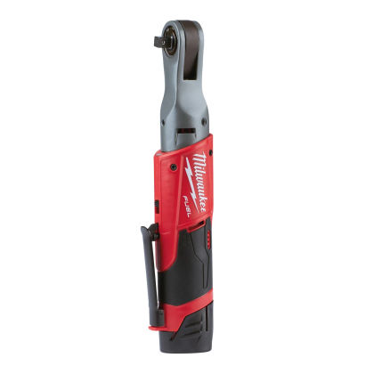 Аккумуляторная импульсная трещотка Milwaukee M12 FIR38-0, 75 Нм, 200 об/мин, с АКБ 2 Ач и ЗУ, в сумке, 4933459798