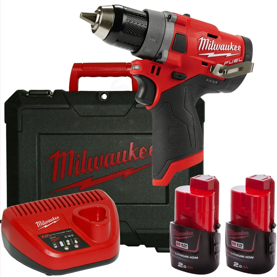 Аккумуляторная дрель-шуруповерт Milwaukee M12 FUEL FDD-202X, 4933459816