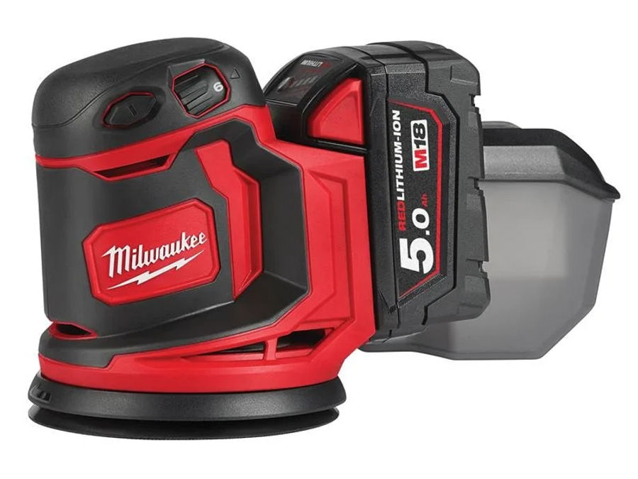 Эксцентриковая шлифовальная машина 125 мм Milwaukee M18 BOS125-502B, 4933464229