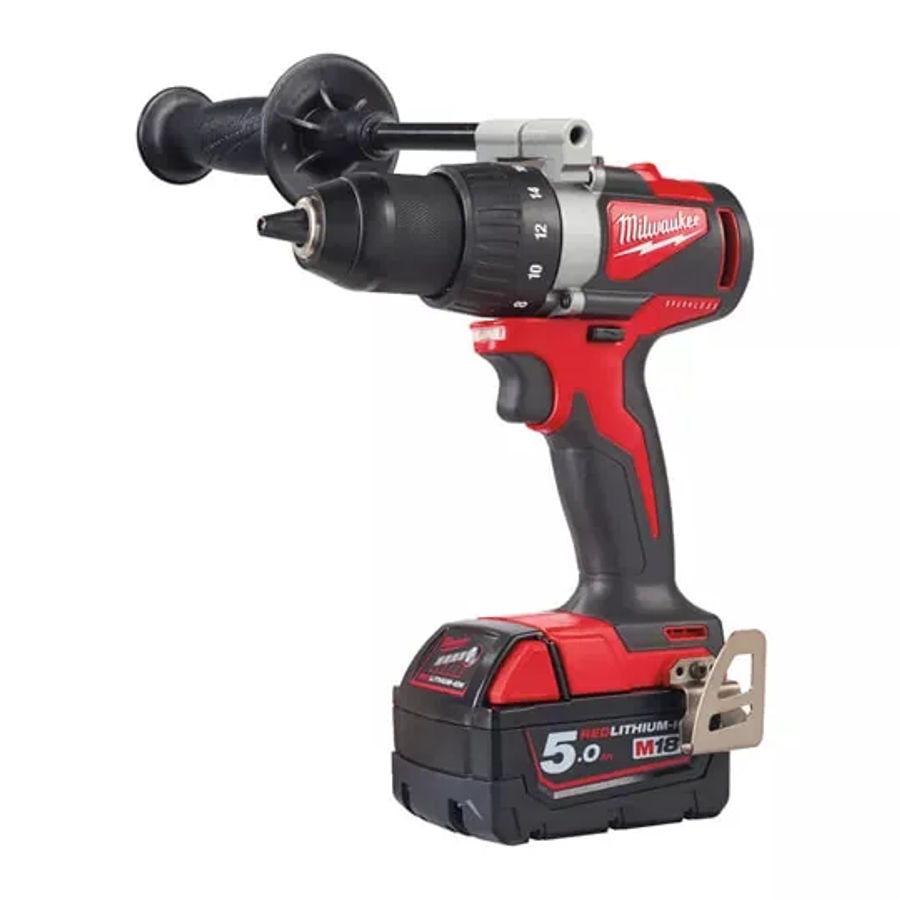 Аккумуляторная дрель-шуруповерт Milwaukee M18 BLDD2-502X, 4933464515