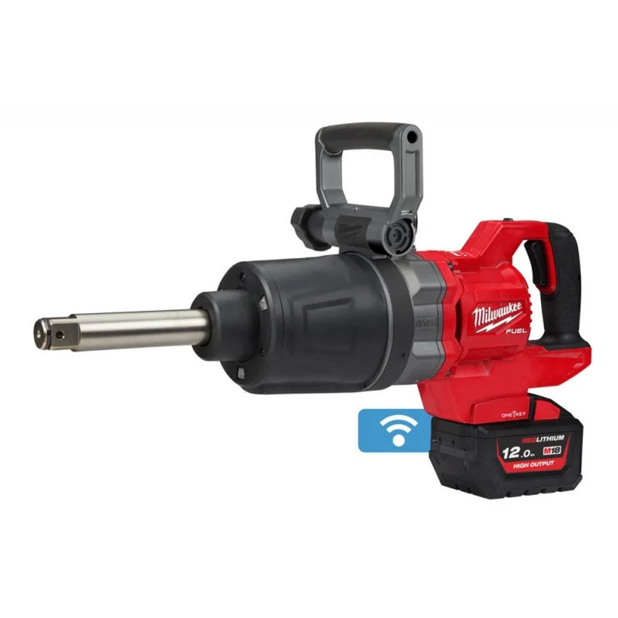 Аккумуляторный высокомоментный ударный гайковёрт Milwaukee 1'' с D-образной рукояткой M18 FUEL ONEFHIWF1D-121C, 4933471756