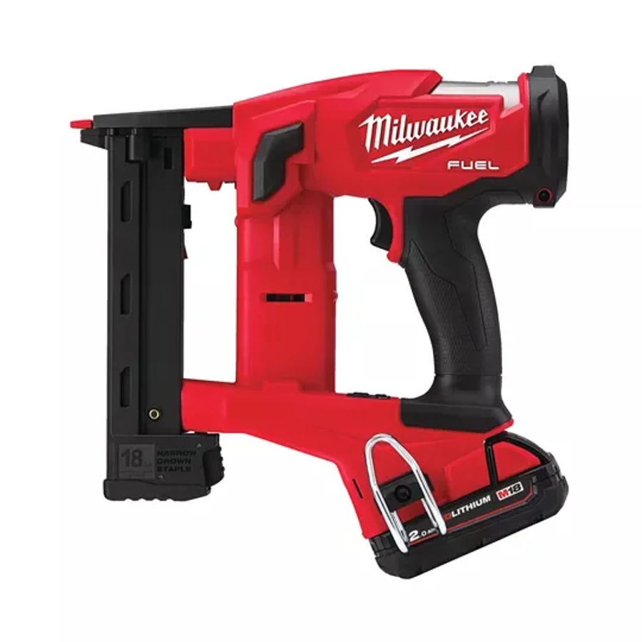 Аккумуляторный зауженный степлер Milwaukee 18 GA M18 FUEL FNCS18GS-202X, 4933471940