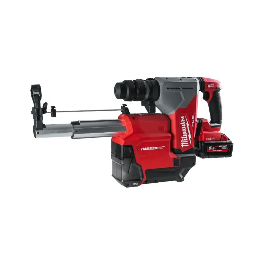 Аккумуляторный перфоратор с системой пылеудаления Milwaukee M18 FUEL ONEFHPXDEL-552C, 4933478498