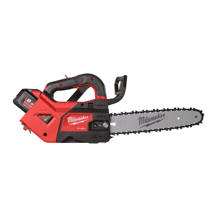 Аккумуляторная цепная пила с верхней рукояткой 30 см Milwaukee M18 FUEL FTHCHS30-802, 4933479587