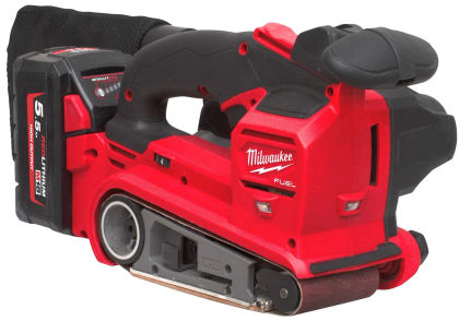 Аккумуляторная ленточная шлифовальная машина Milwaukee M18 FUEL FBTS75-552X, 4933479615