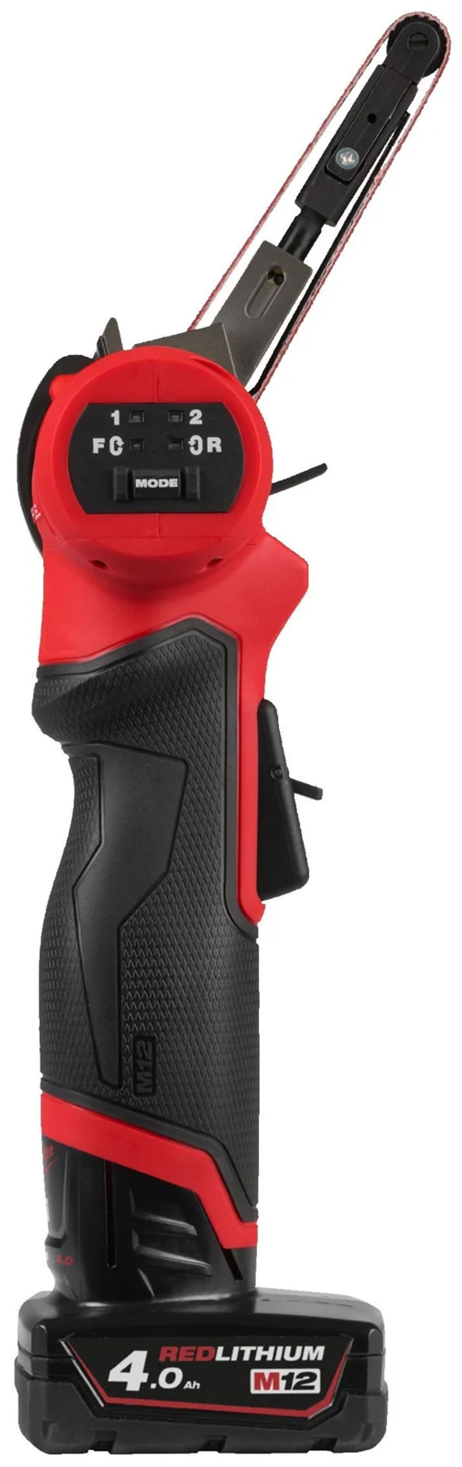 Аккумуляторная ленточная шлифовальная машина Milwaukee M12 FBFL10-402B, 4933480959