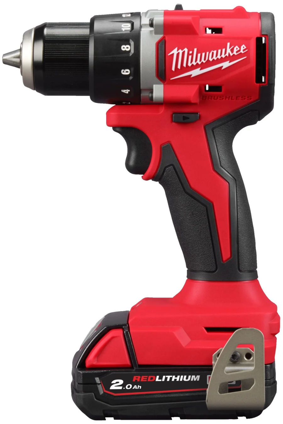 Аккумуляторная компактная дрель-шуруповерт Milwaukee M18 BLDDRC-202X, 4933492933