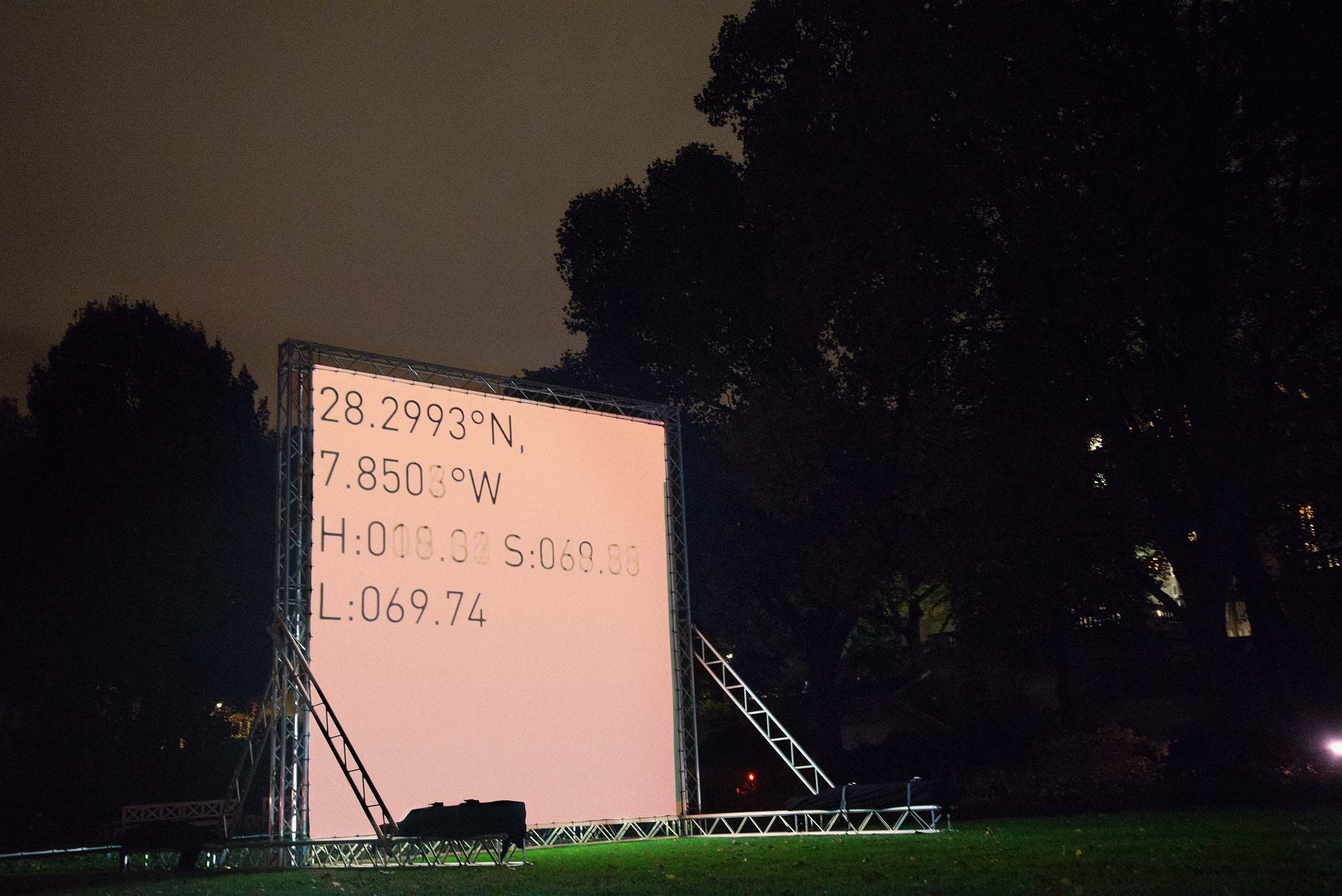 Installation view (single screen version) Galerie im Körnerpark, Berlin, DE