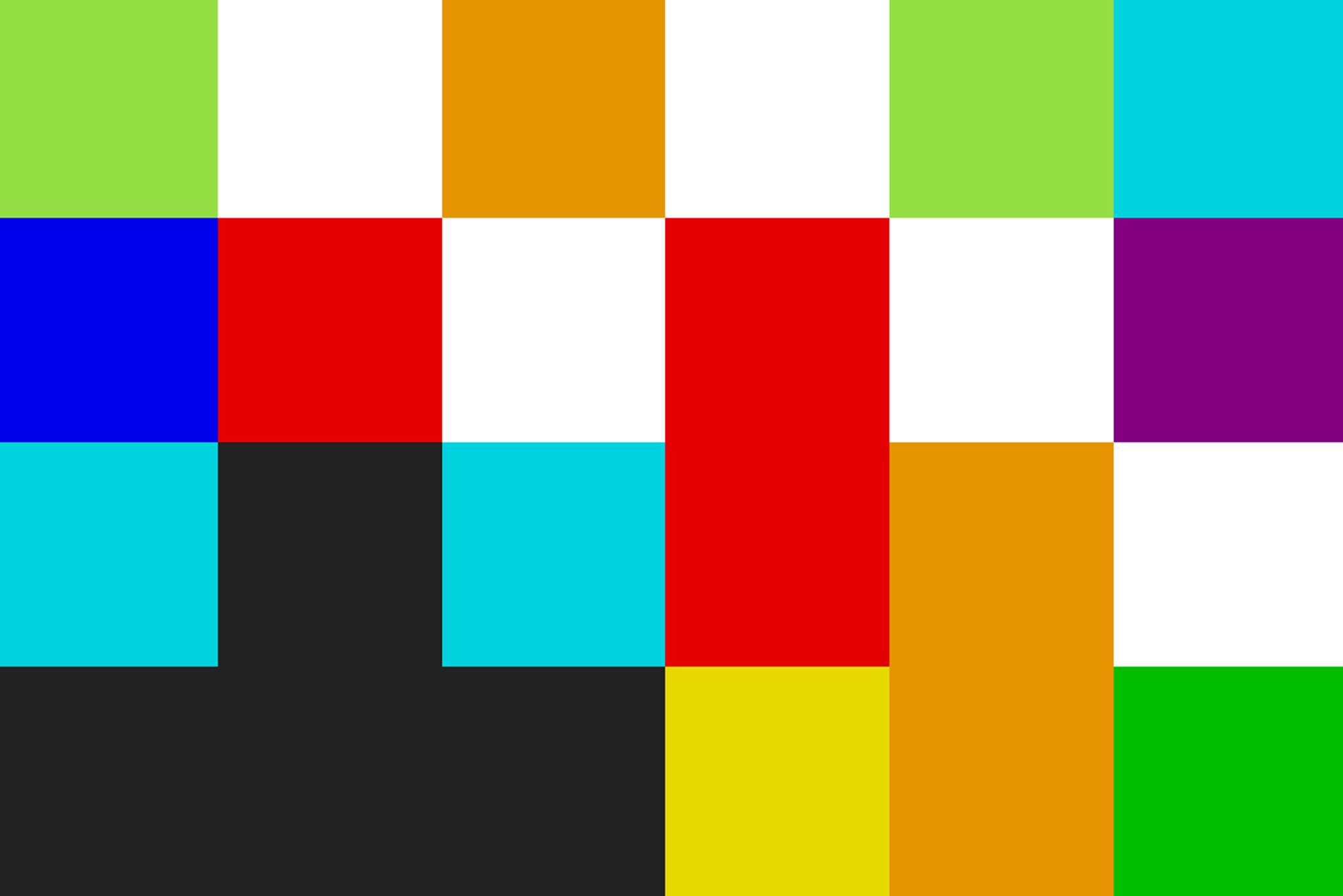 A Musical Piece for Marimba and One Million Colored Squares