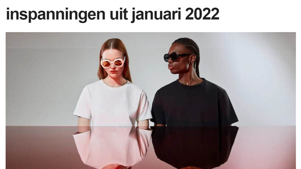 20220201 Fashion United BE Duurzaamheid in de mode industrie 7 inspanningen uit januari 2022 COSH