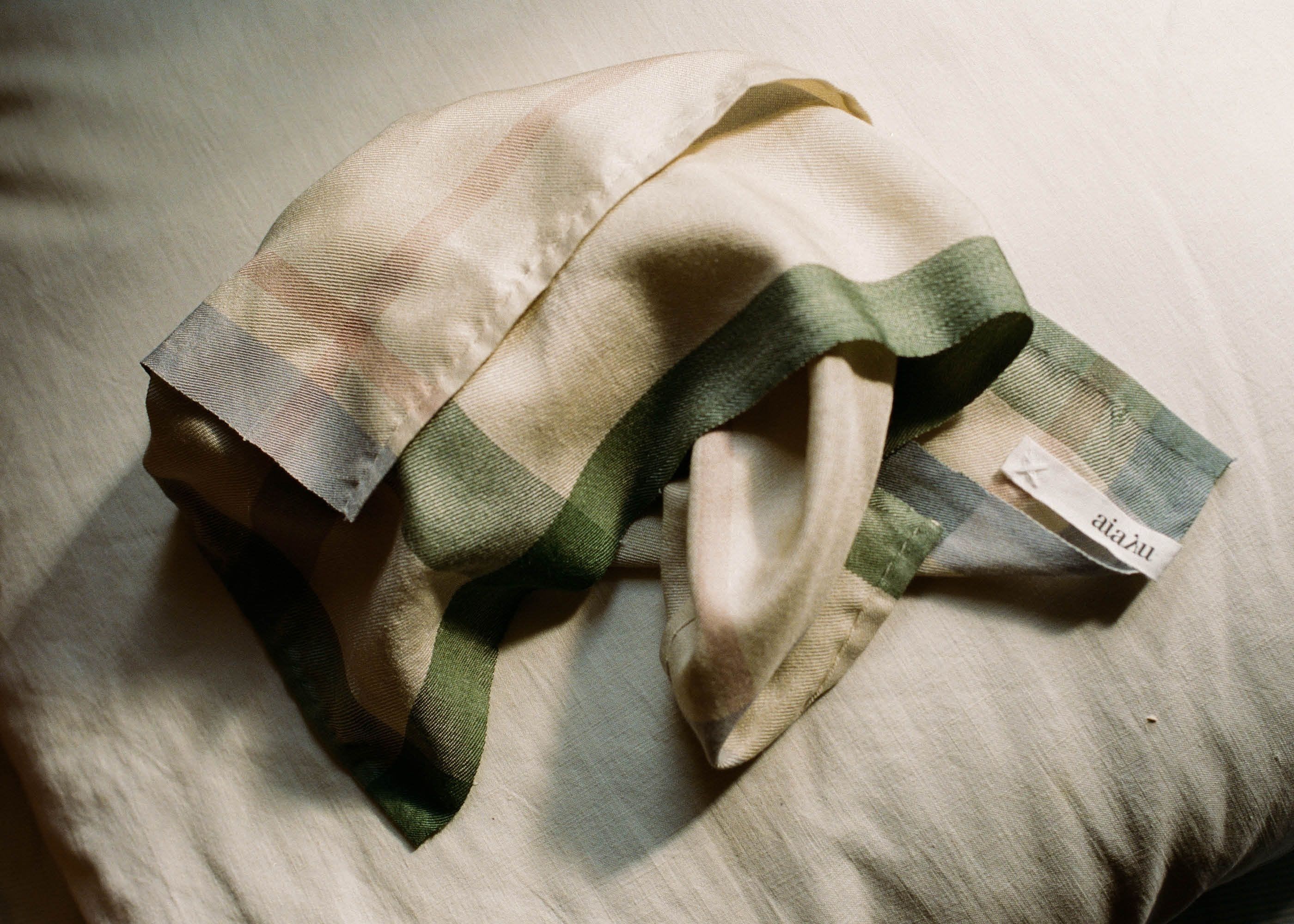 Aiayu peace silk scarf Duka Moodstore Bruges COSH