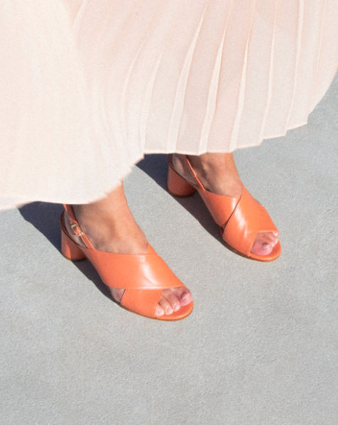 Atelier Content salmon sandals brand cosh