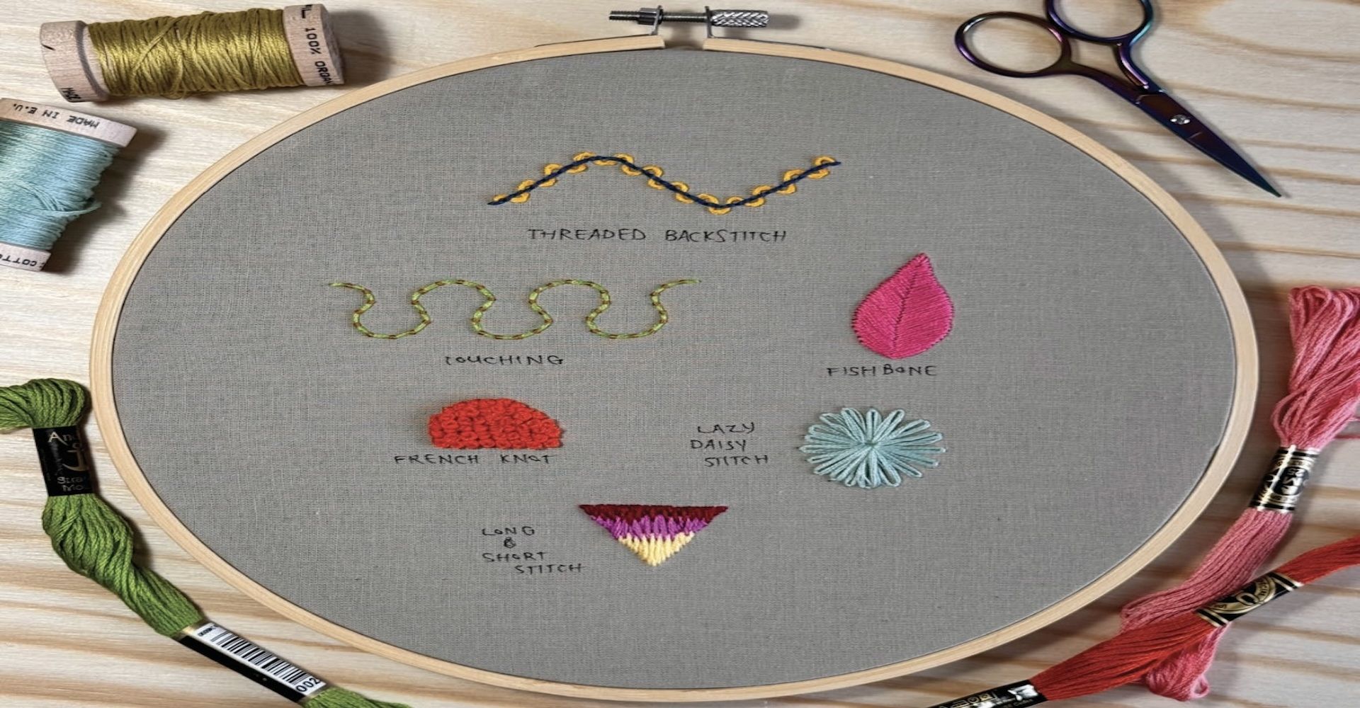Beginner embroidery workshop 2 0