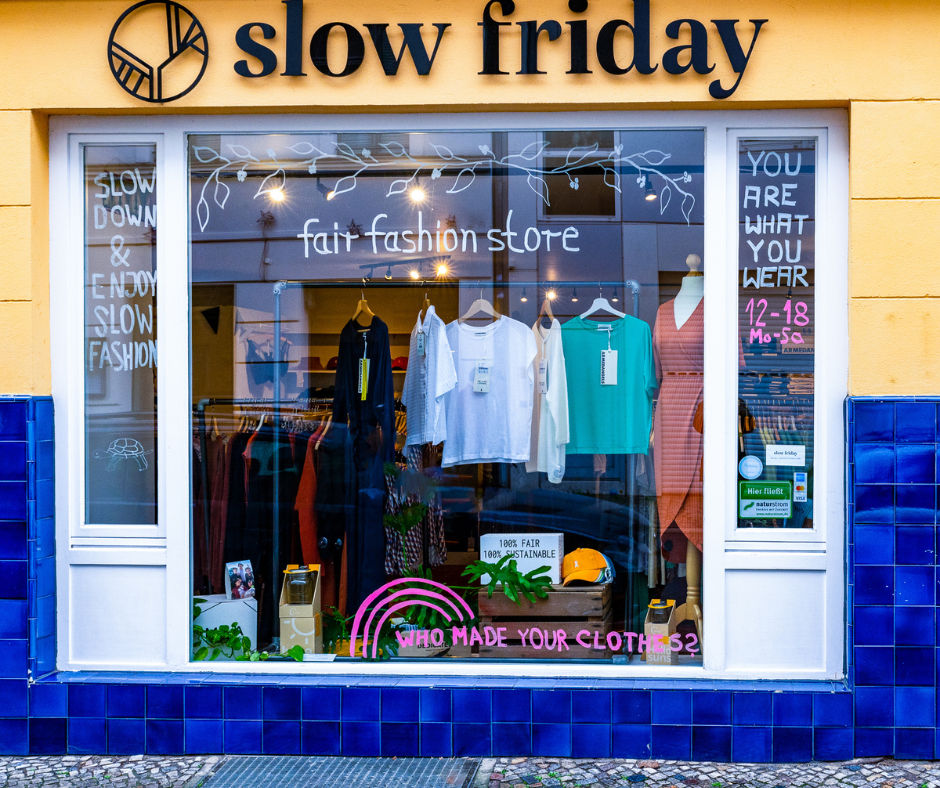 COSH sustainable shopping berlin mitte slow friday