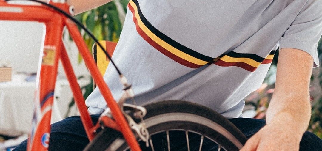 COSH Erstwhile cycling T shirt man bike close up photo 3