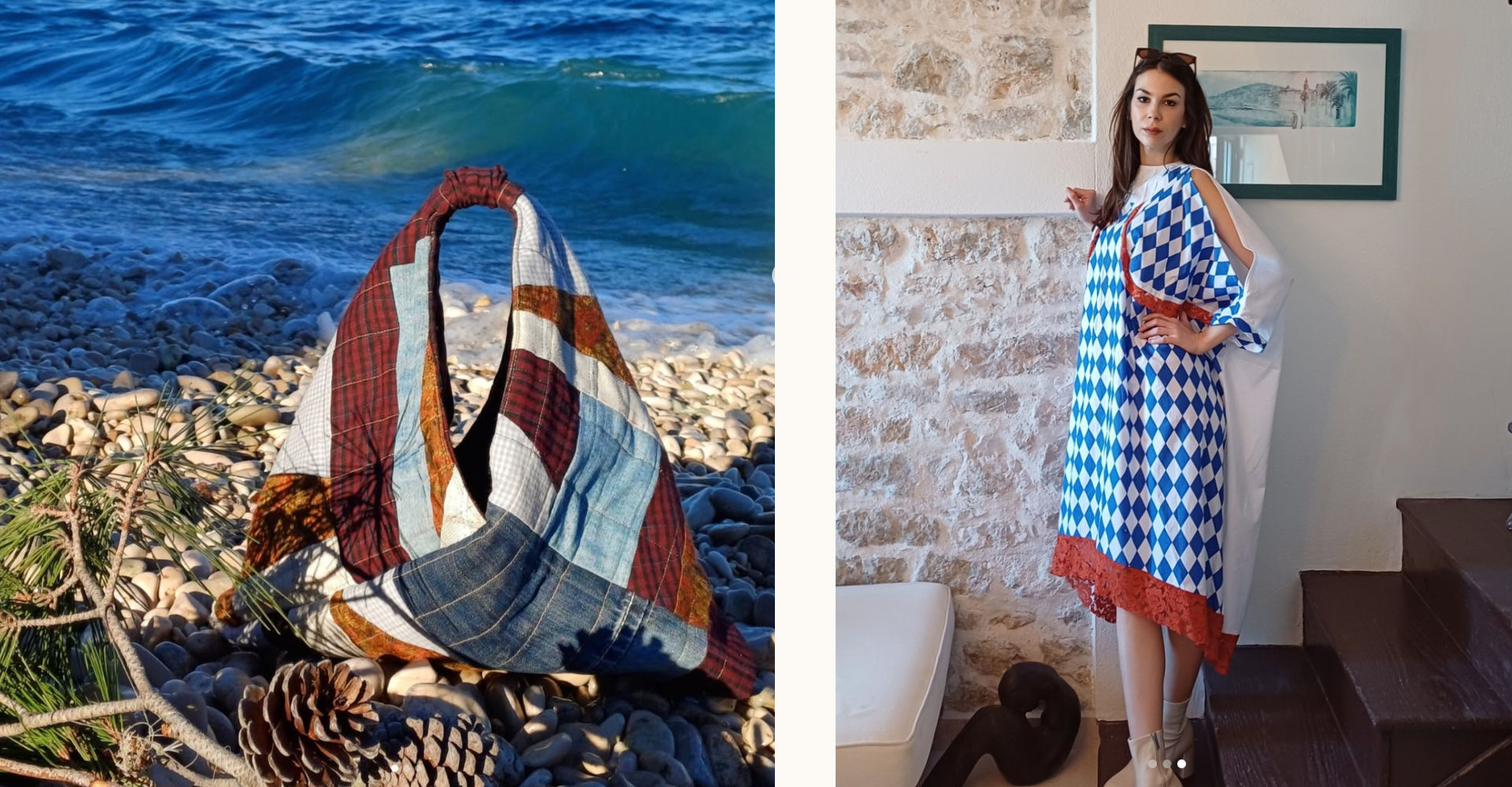 Croatian upcycling fashion Do Or Sea by Dorsi near Split Postira