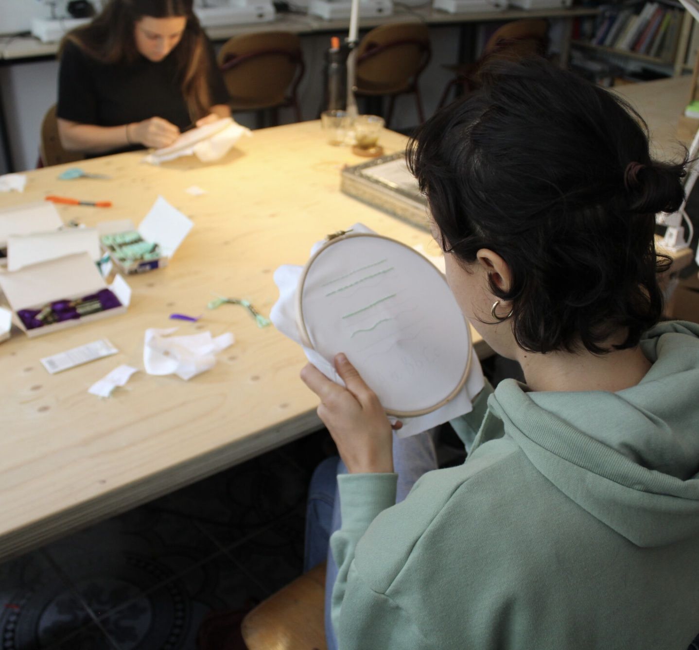 De Steek Amsterdam Beginner Embroidery Workshop Naai atelier COSH